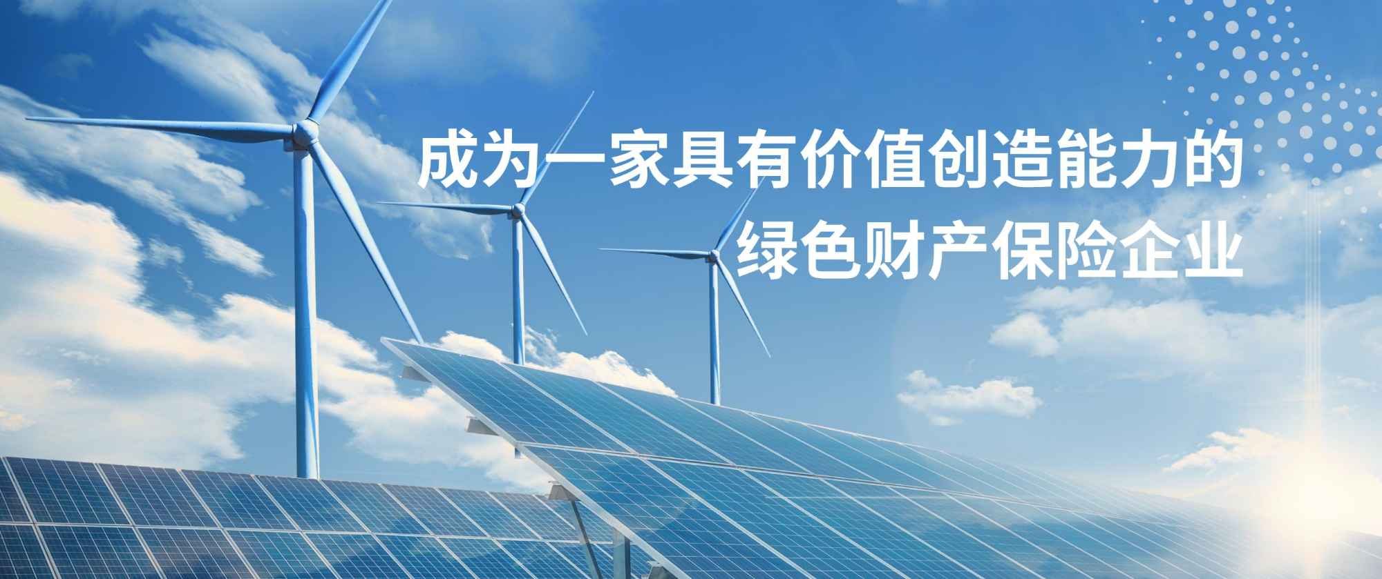 成为一家具有价值创造能力的绿色财产保险企业